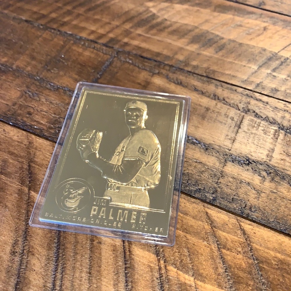 Jim Palmer 1996 Danbury Mint Sealed 22 kt Gold Card #4